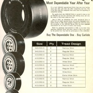 Carlisle Tire Ad 1966