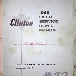 1965 Clinton Field Service Clinic Manual