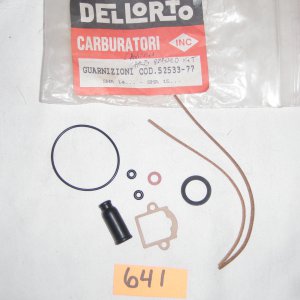 Morini Franco S5 S6 Parts - Dellorto Carb Repair Kit