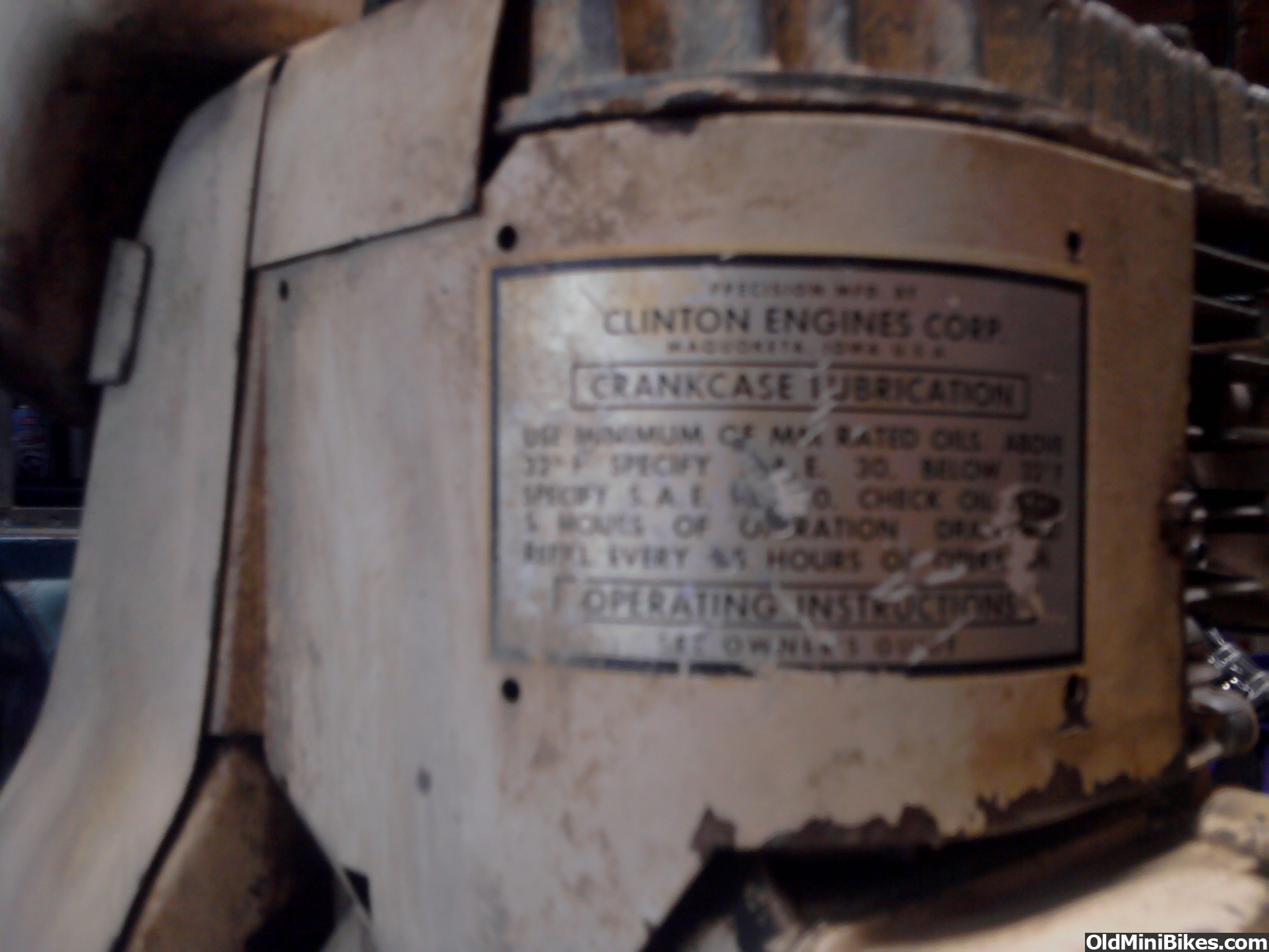 looking for clinton engine decals