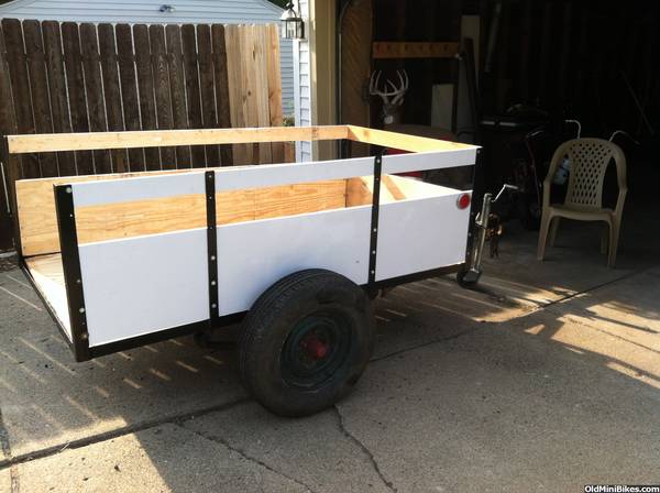 Building a 4X7 minibike trailer to never miss a show again ...