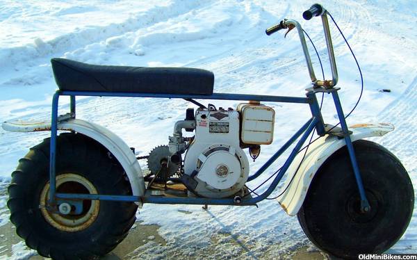 El Burro Sand N Sno Bike Super 8's | OldMiniBikes.com