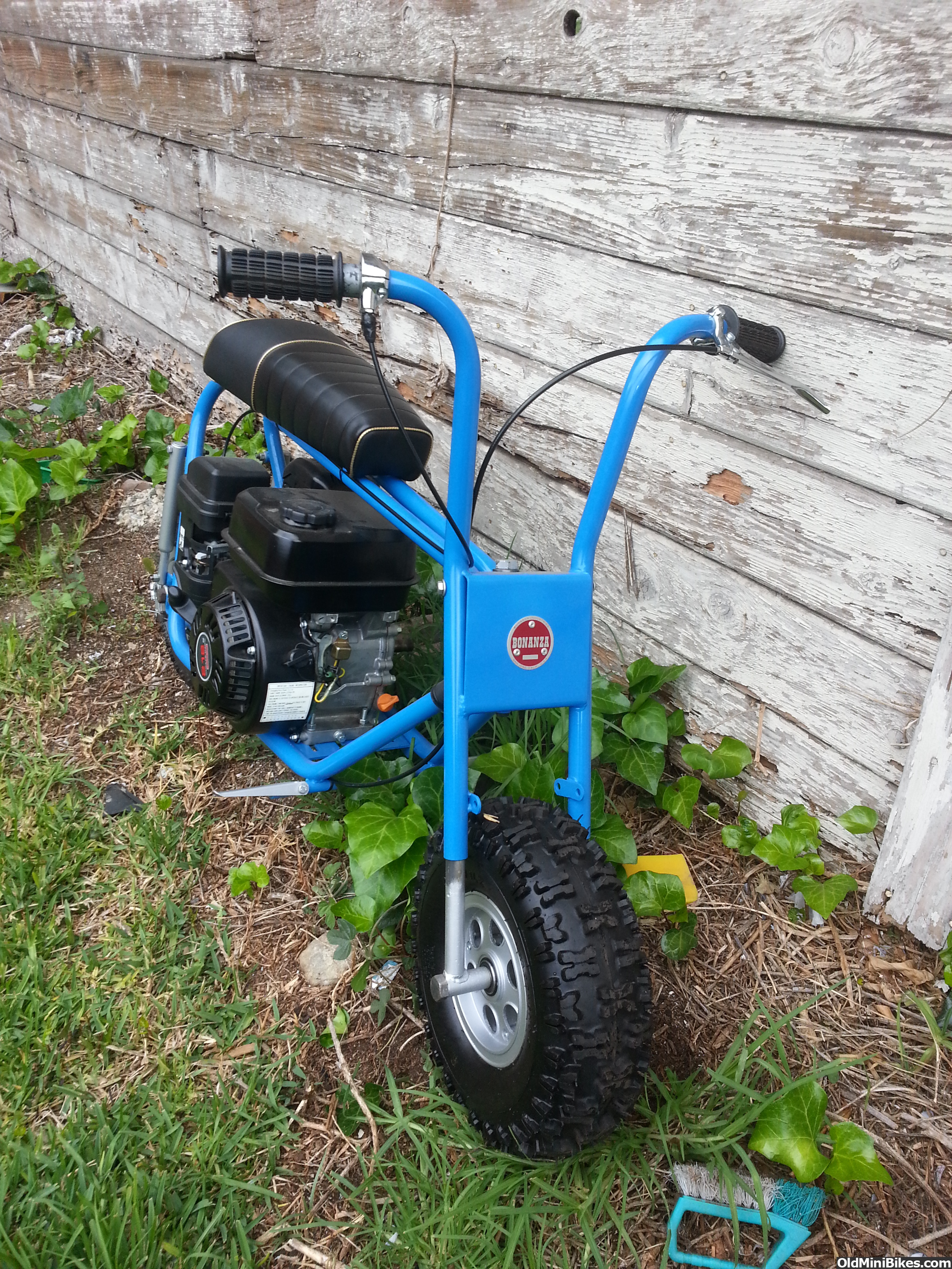 bonanza mini bike id placement